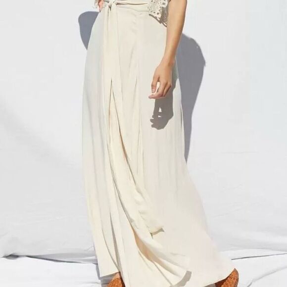 JENS PIRATE BOOTY x FREE PEOPLE | Poppy Ivory Cream Crochet Lace Maxi | Small - Picture 5 of 13